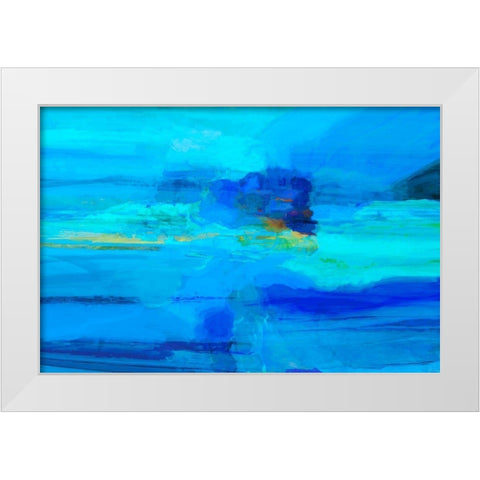 Emanate II White Modern Wood Framed Art Print by Tienhaara, Michael