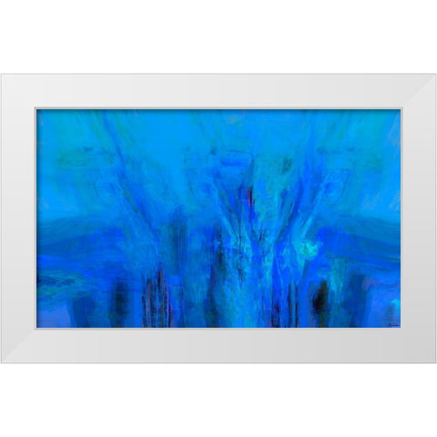 Mood Shift II White Modern Wood Framed Art Print by Tienhaara, Michael