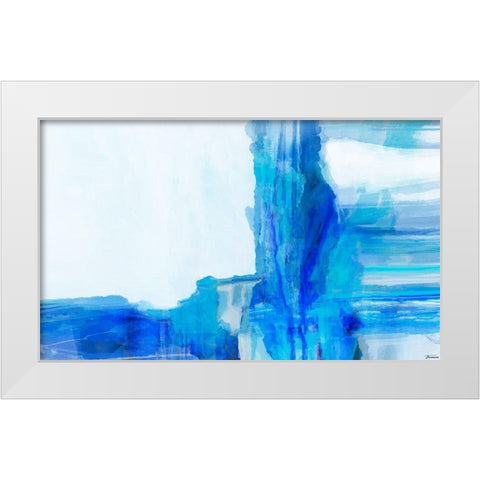 Mood Shift III White Modern Wood Framed Art Print by Tienhaara, Michael