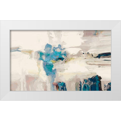 Melody I White Modern Wood Framed Art Print by Tienhaara, Michael