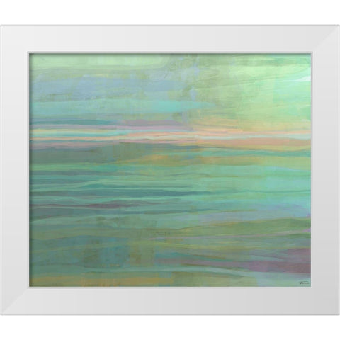 Passive II White Modern Wood Framed Art Print by Tienhaara, Michael
