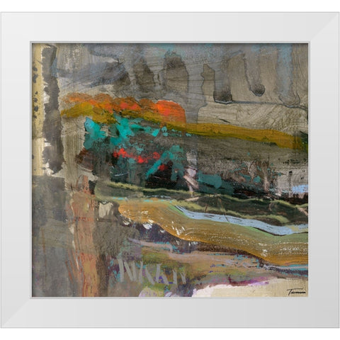 Reflective II White Modern Wood Framed Art Print by Tienhaara, Michael