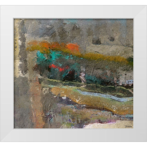 Reflective II FX White Modern Wood Framed Art Print by Tienhaara, Michael