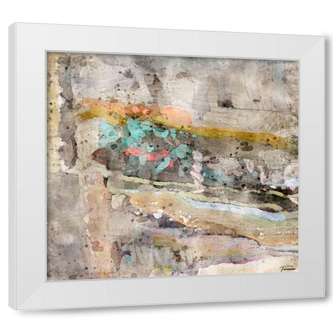 Reflective II WC V II White Modern Wood Framed Art Print by Tienhaara, Michael