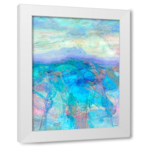 Derivative I White Modern Wood Framed Art Print by Tienhaara, Michael