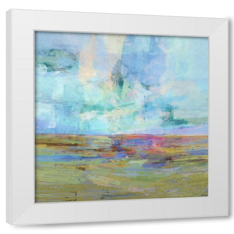 Formations I White Modern Wood Framed Art Print by Tienhaara, Michael