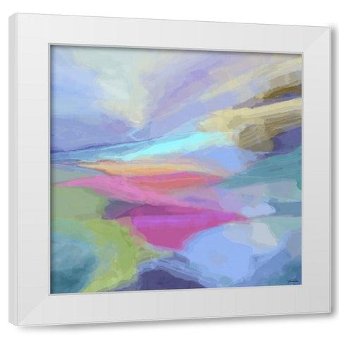 Transcendent II White Modern Wood Framed Art Print by Tienhaara, Michael