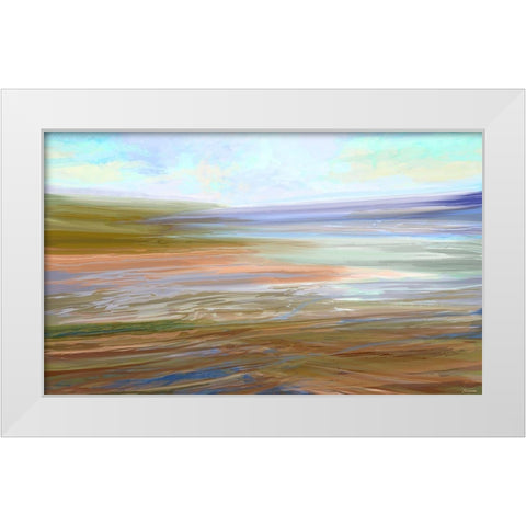 Forever I White Modern Wood Framed Art Print by Tienhaara, Michael