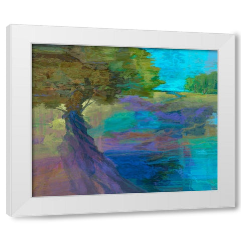 Forever II White Modern Wood Framed Art Print by Tienhaara, Michael