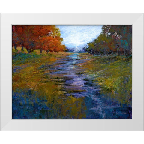 Tranquill Dreams IV White Modern Wood Framed Art Print by Tienhaara, Michael