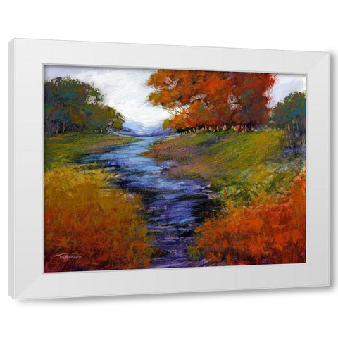 Tranquil Dreams I White Modern Wood Framed Art Print by Tienhaara, Michael