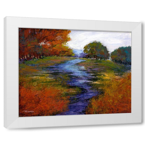 Tranquil Dreams III White Modern Wood Framed Art Print by Tienhaara, Michael
