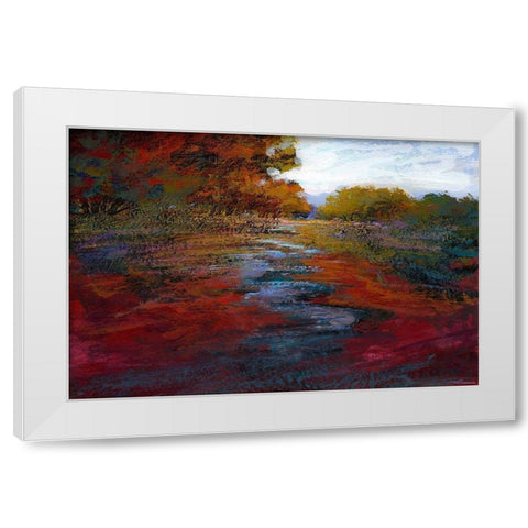 Serene Journey IV White Modern Wood Framed Art Print by Tienhaara, Michael