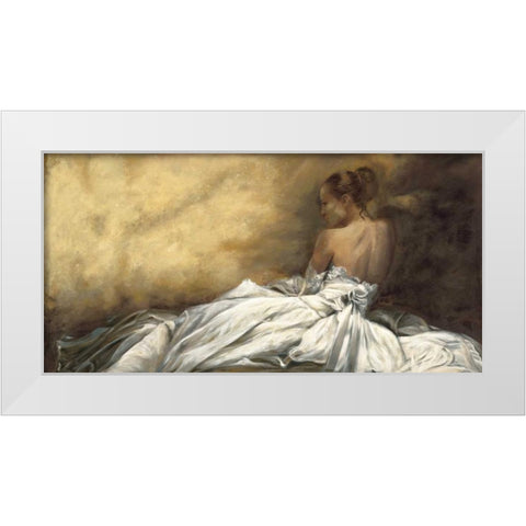 Eleganza in bianco White Modern Wood Framed Art Print by Bassetti, Andrea