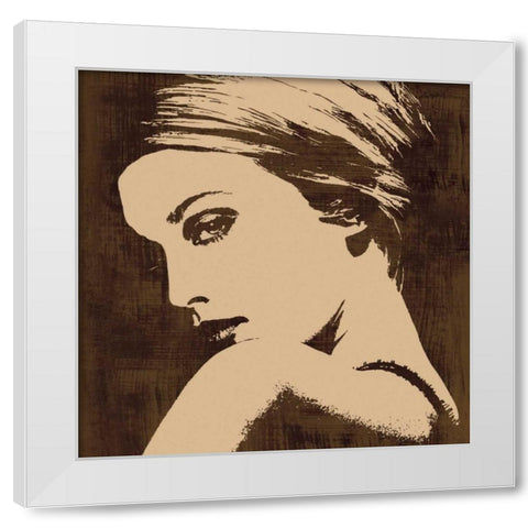 Deluxe II White Modern Wood Framed Art Print by Cooper, Andrew