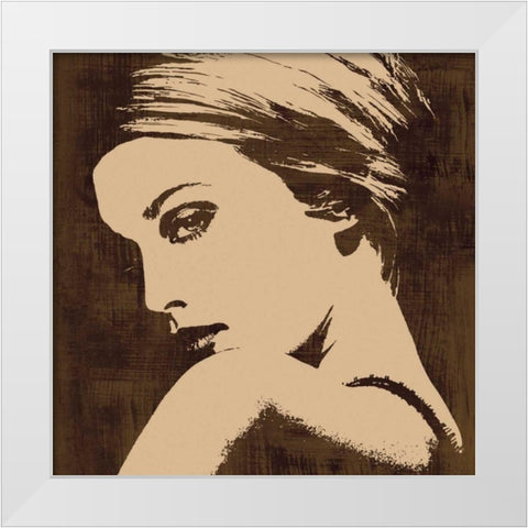 Deluxe II White Modern Wood Framed Art Print by Cooper, Andrew