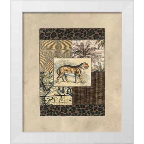 Exotic III White Modern Wood Framed Art Print by Weaver, Amy