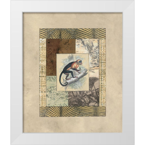 Exotic V White Modern Wood Framed Art Print by Weaver, Amy