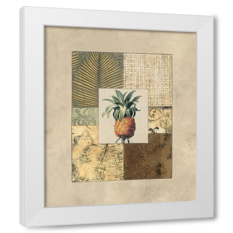 Colonial IV White Modern Wood Framed Art Print by Weaver, Amy