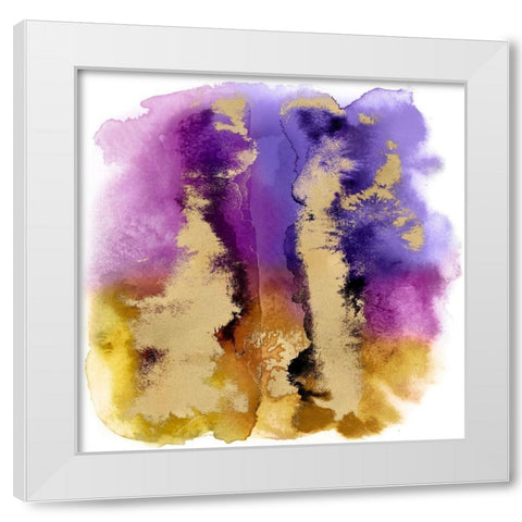 Magical Mist with Gold I White Modern Wood Framed Art Print by Riley, Bella
