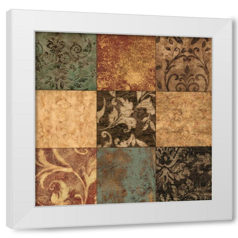 Luxe I White Modern Wood Framed Art Print by Donovan, Chris