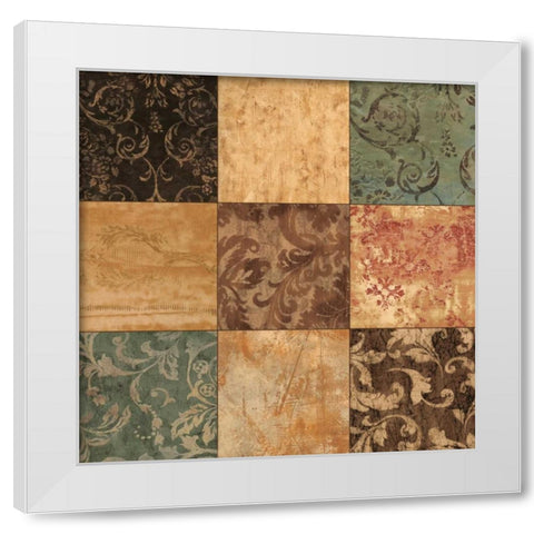Luxe II White Modern Wood Framed Art Print by Donovan, Chris