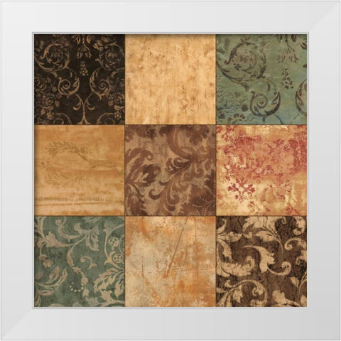 Luxe II White Modern Wood Framed Art Print by Donovan, Chris