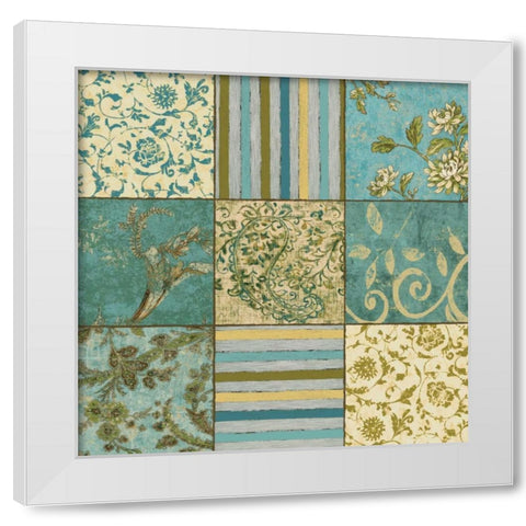 Acqua Dreams I White Modern Wood Framed Art Print by Donovan, Chris
