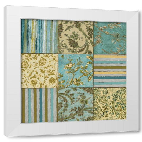 Acqua Dreams II White Modern Wood Framed Art Print by Donovan, Chris