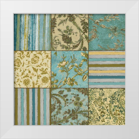 Acqua Dreams II White Modern Wood Framed Art Print by Donovan, Chris