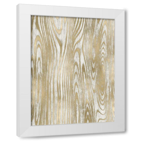 Movement II White Modern Wood Framed Art Print by Carson, Danielle