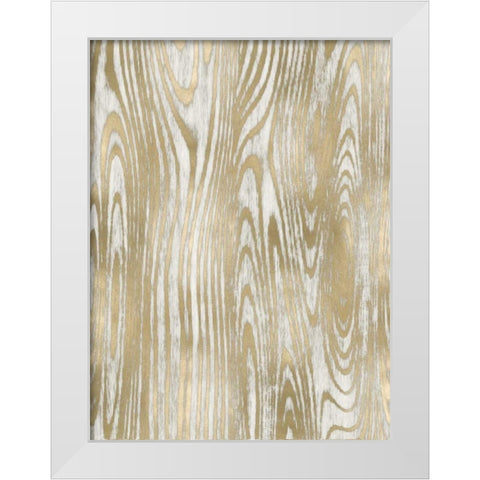 Movement II White Modern Wood Framed Art Print by Carson, Danielle