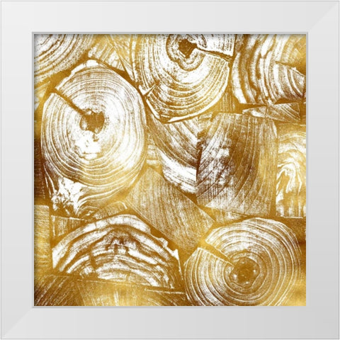 Trunks II White Modern Wood Framed Art Print by Carson, Danielle