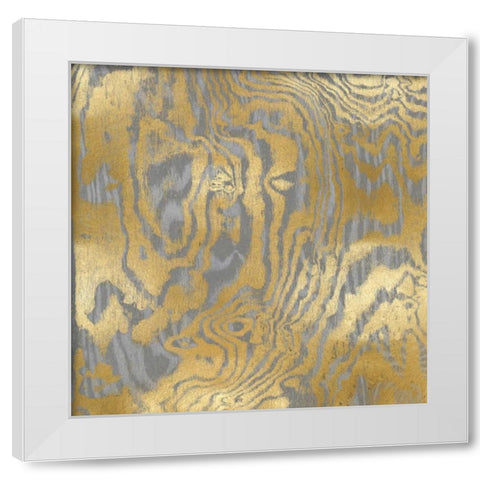Variations I White Modern Wood Framed Art Print by Carson, Danielle