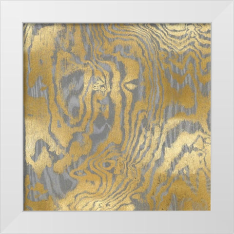 Variations I White Modern Wood Framed Art Print by Carson, Danielle