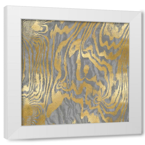 Variations II White Modern Wood Framed Art Print by Carson, Danielle