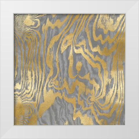 Variations II White Modern Wood Framed Art Print by Carson, Danielle