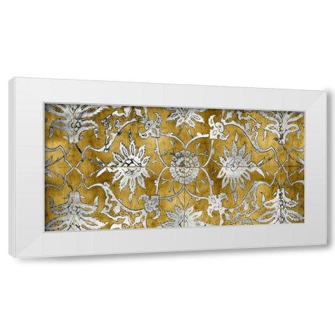 Ornate Panel I White Modern Wood Framed Art Print by Roberts, Ellie