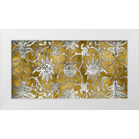 Ornate Panel I White Modern Wood Framed Art Print by Roberts, Ellie