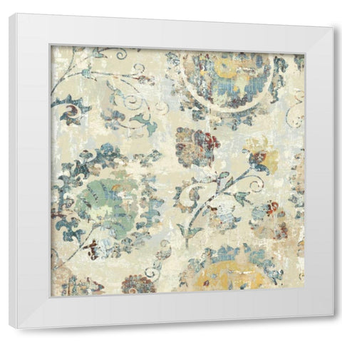 Adornment I White Modern Wood Framed Art Print by Roberts, Ellie
