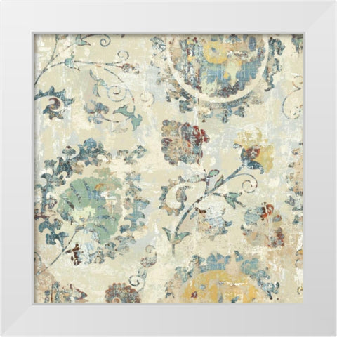 Adornment I White Modern Wood Framed Art Print by Roberts, Ellie