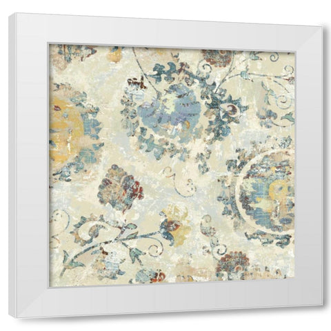 Adornment II White Modern Wood Framed Art Print by Roberts, Ellie