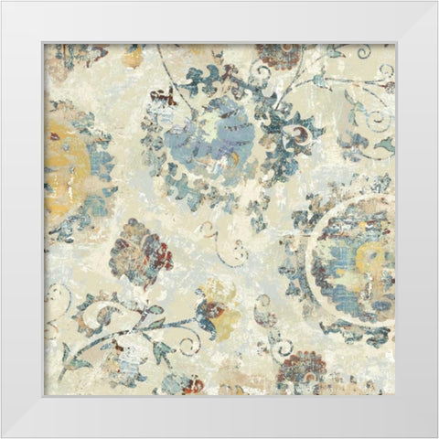 Adornment II White Modern Wood Framed Art Print by Roberts, Ellie