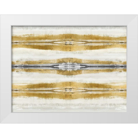 Emminent in Gold I White Modern Wood Framed Art Print by Roberts, Ellie