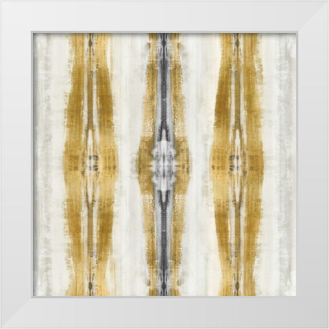 Emminent in Gold II White Modern Wood Framed Art Print by Roberts, Ellie