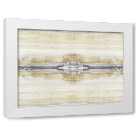 Symmetry I White Modern Wood Framed Art Print by Roberts, Ellie