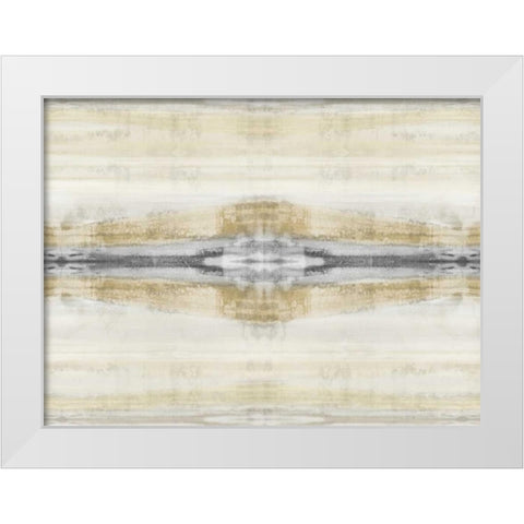 Symmetry I White Modern Wood Framed Art Print by Roberts, Ellie