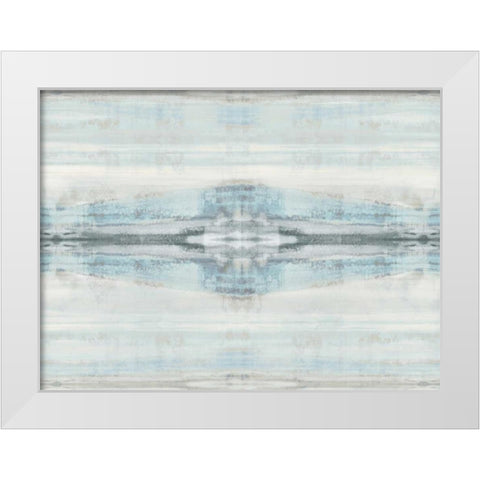 Symmetry II White Modern Wood Framed Art Print by Roberts, Ellie