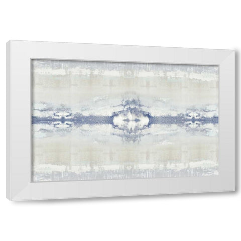 Symmetry III White Modern Wood Framed Art Print by Roberts, Ellie