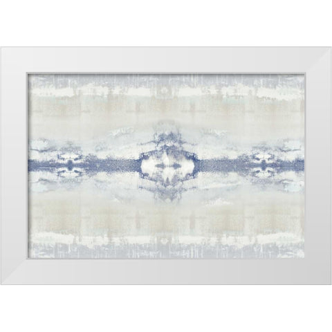 Symmetry III White Modern Wood Framed Art Print by Roberts, Ellie